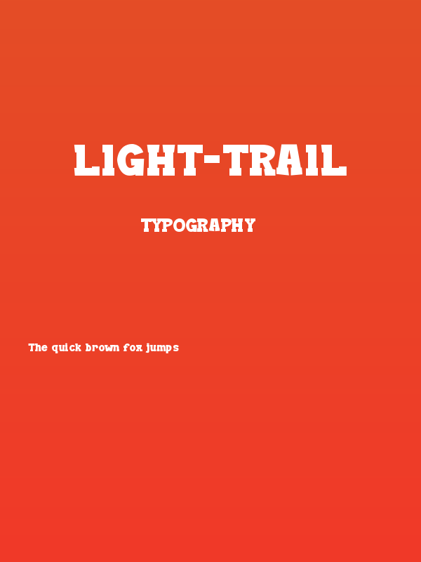 Light-Trail Poster