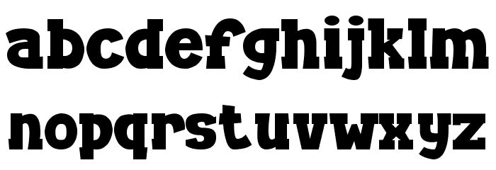 Light-Trail Font LOWERCASE