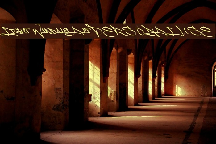 Light Wandals Alt PERSONAL USE Font examples