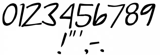 Light Your Fire Font OTHER CHARS