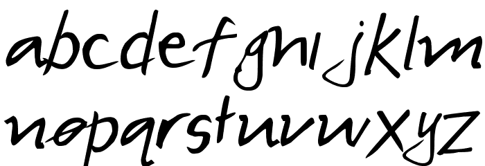 Light Your Fire Font LOWERCASE