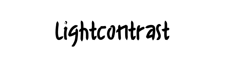 Light contrast  font caratteri gratis