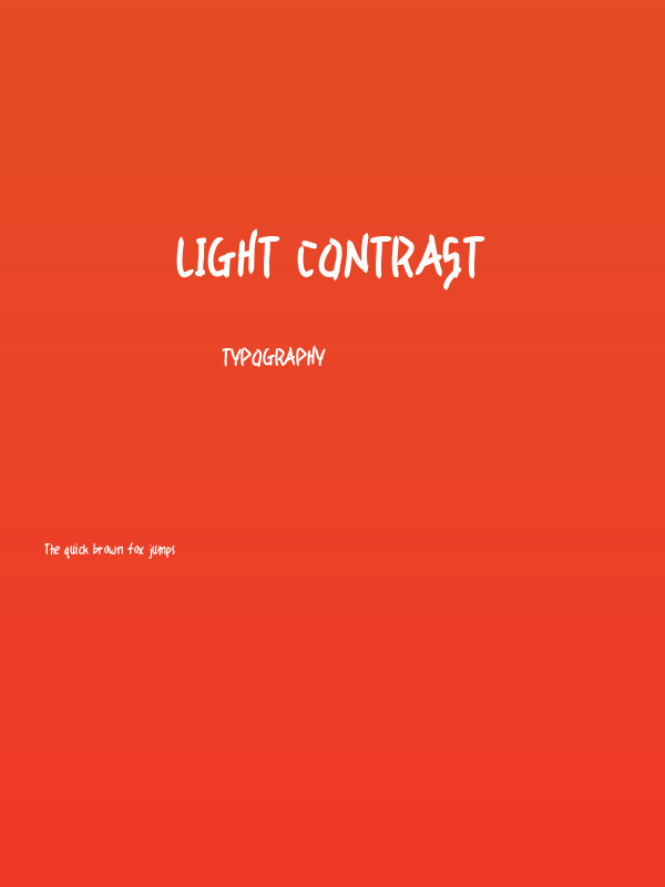 Light contrast Poster