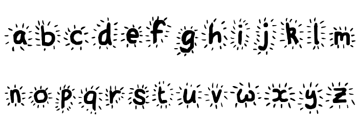 Light it up like its dynamite Font LOWERCASE