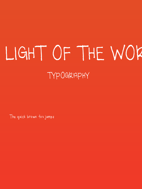 Light of the World Poster