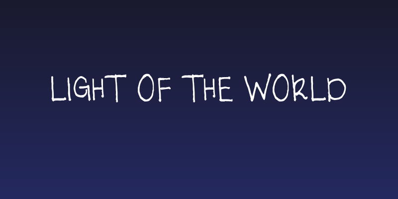 Light of the World Social Header