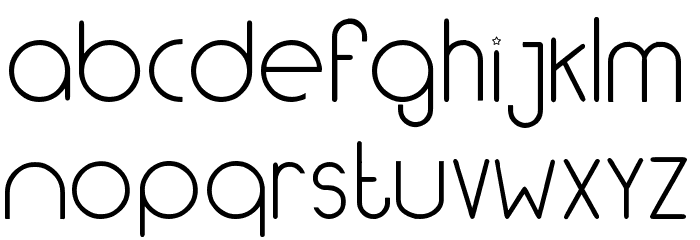 Light tfb Font LOWERCASE