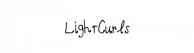 LightCurls  font caratteri gratis