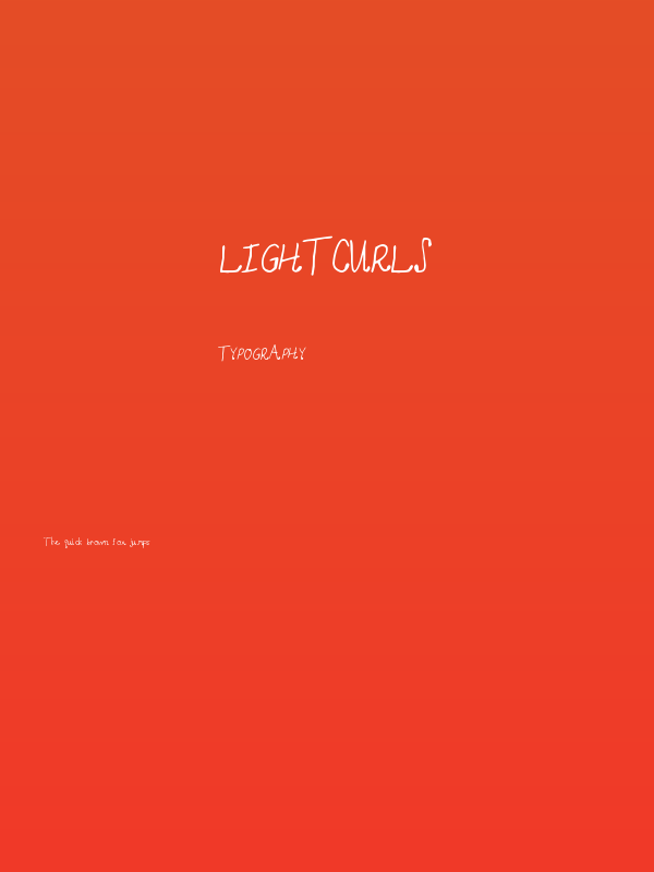 LightCurls Poster
