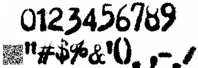 LightFingers Font OTHER CHARS