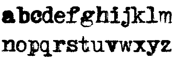 LightFingers Font LOWERCASE