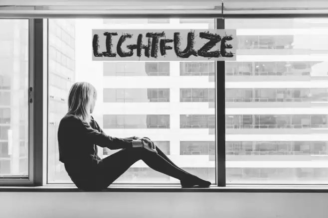 LightFuze Font examples