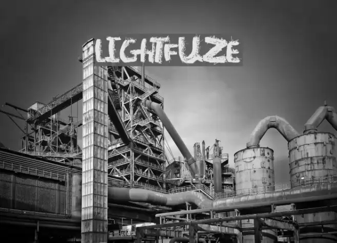 LightFuze Font examples