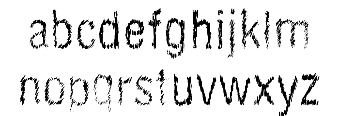 LightRoast Font LOWERCASE