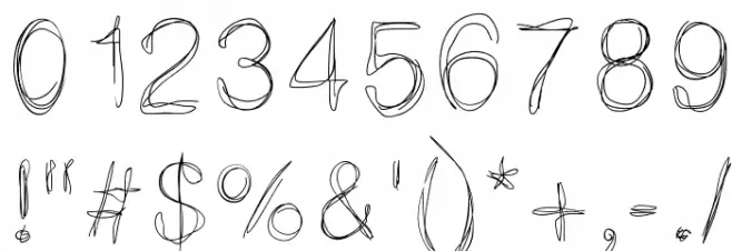 LightScribe Font OTHER CHARS