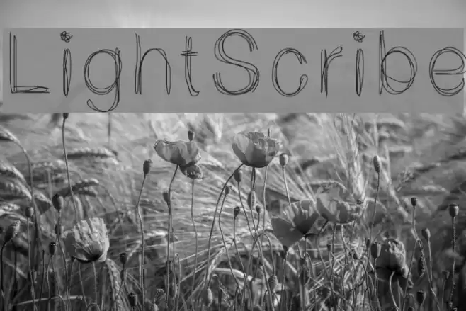 LightScribe Font examples