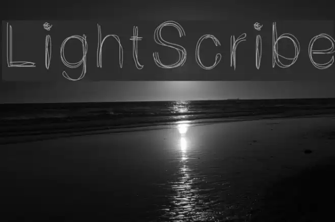 LightScribe Font examples