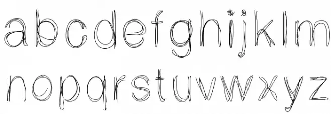 LightScribe Font Litere mici