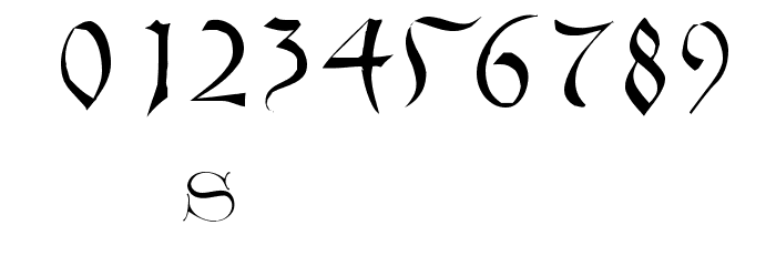 LightUnciale Font OTHER CHARS
