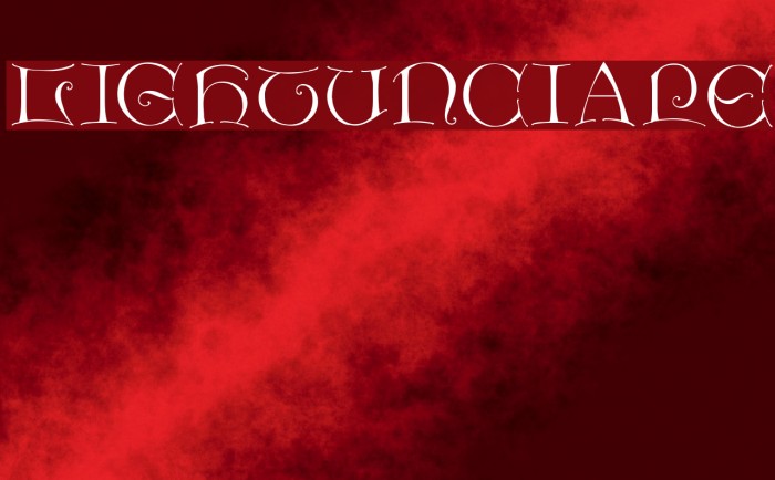 LightUnciale Font examples