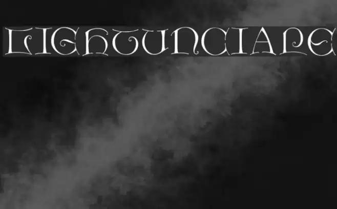 LightUnciale Polices examples