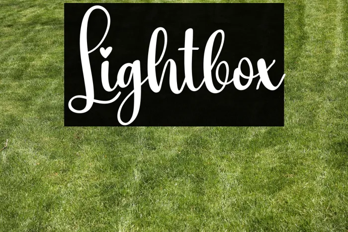 Lightbox Example 1