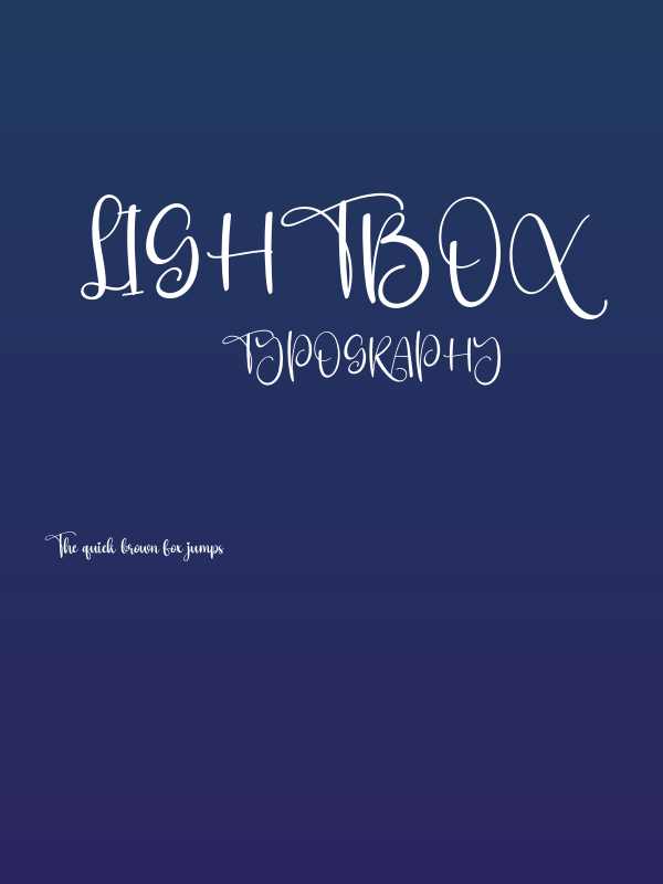 Lightbox Poster