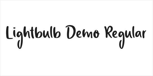 Lightbulb Demo Regular Logo