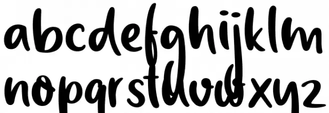 Lightbulb Demo Regular फ़ॉन्ट लोअरकेस