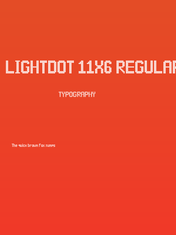 Lightdot 11x6 Regular Poster
