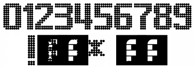 Lightdot 13x9 Regular Font OTHER CHARS