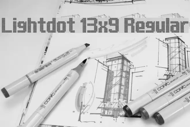 Lightdot 13x9 Regular Font examples