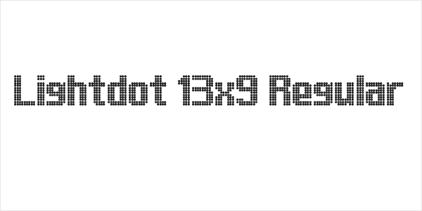 Lightdot 13x9 Regular Logo