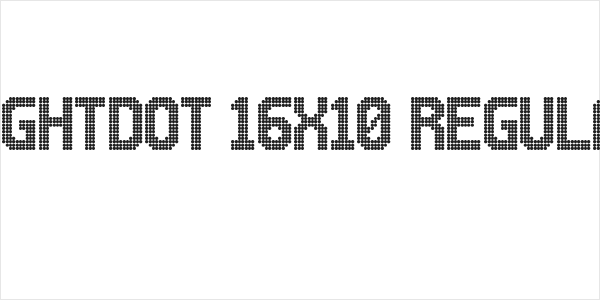 Lightdot 16x10 Regular Logo