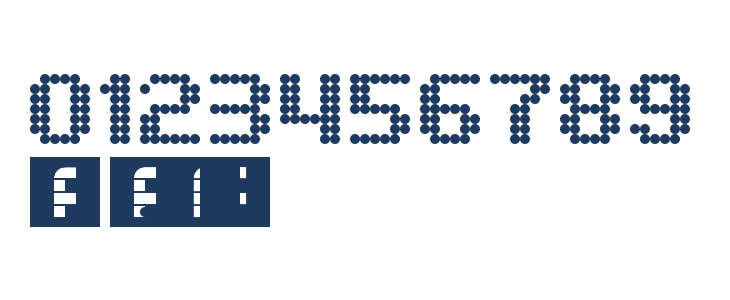 Lightdot 7x6 Regular Other Characters