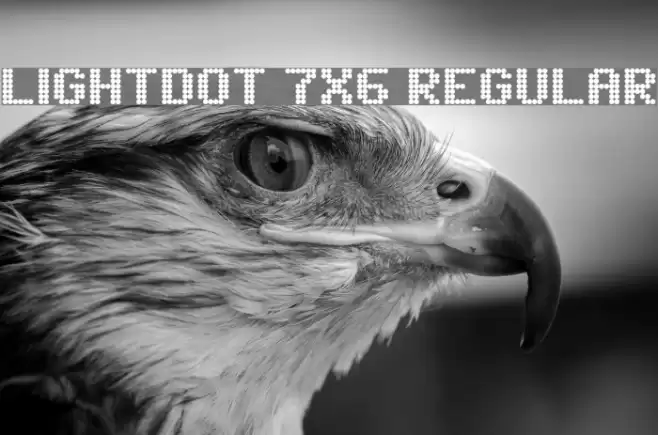 Lightdot 7x6 Regular Font examples