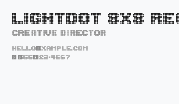 Lightdot 8x8 Regular Business Card