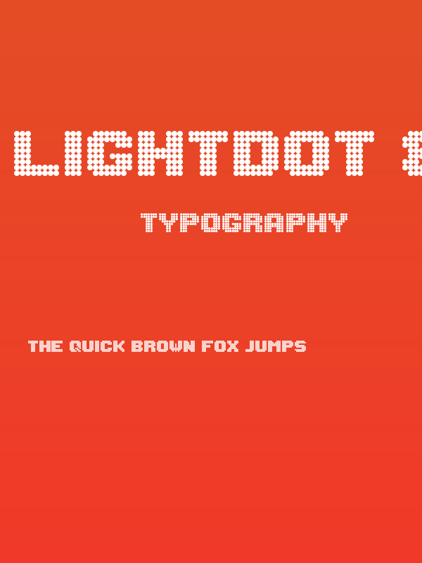 Lightdot 8x8 Regular Poster