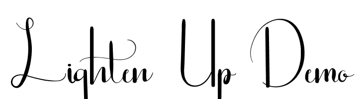 Lighten Up Demo  Fuentes Gratis Descargar