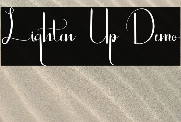 Lighten Up Demo Example 2