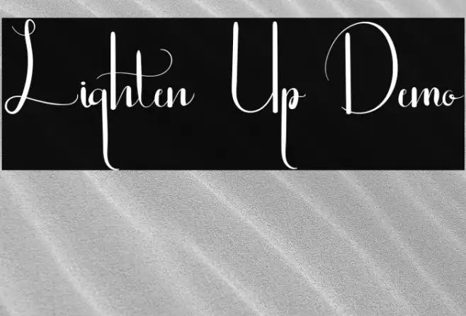 Lighten Up Demo Example 2