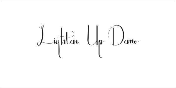 Lighten Up Demo Logo