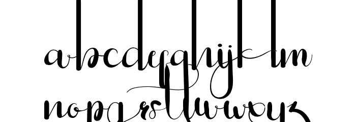 Lighten Up Demo Font LOWERCASE