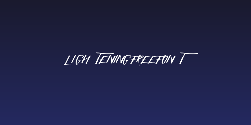 LighteningFreeFont Social Header