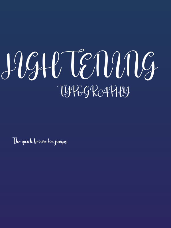 Lightening Poster