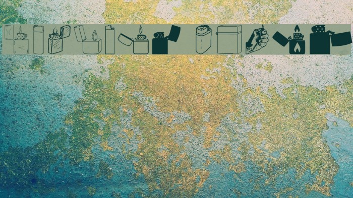 Lighter Icons Font examples