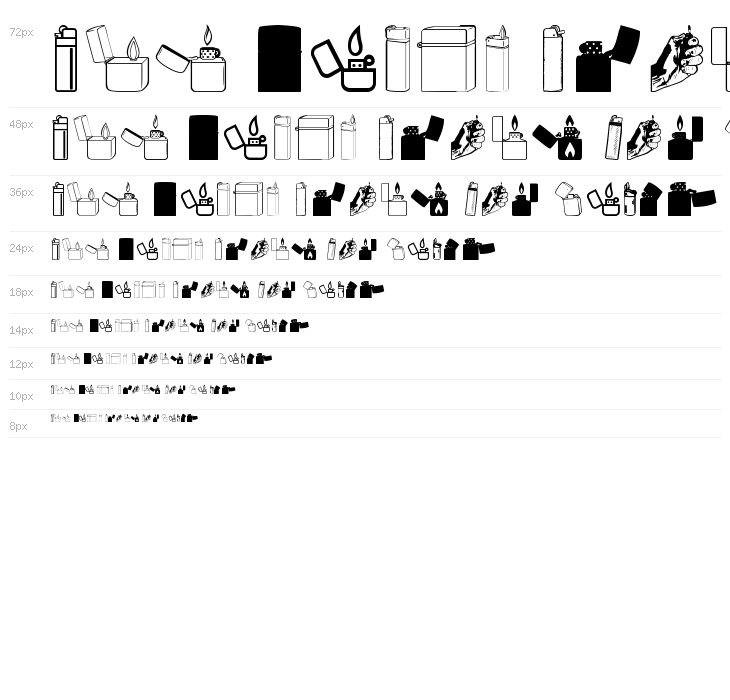 Lighter Icons Waterfall