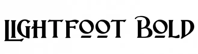 Lightfoot Bold  नि: शुल्क फ़ॉन्ट्स डाउनलोड