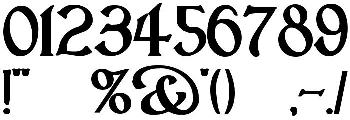 Lightfoot Bold Font OTHER CHARS