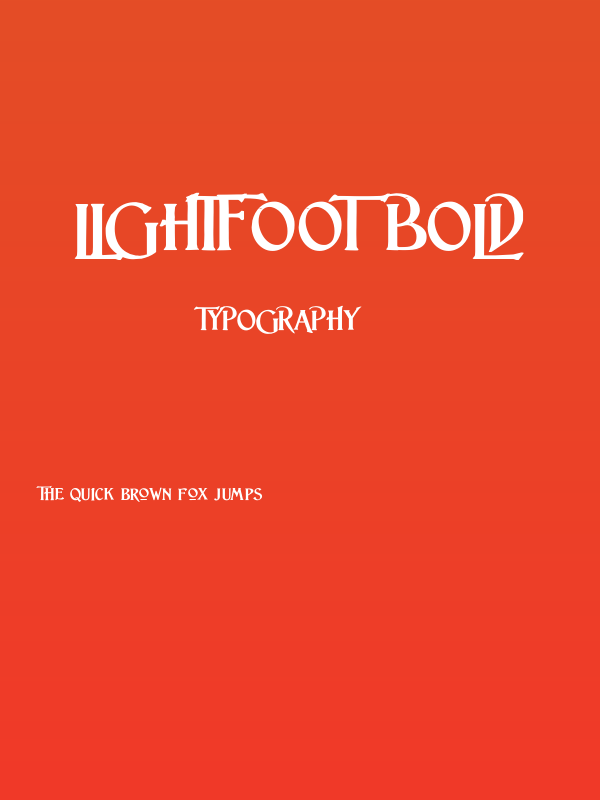 Lightfoot Bold Poster
